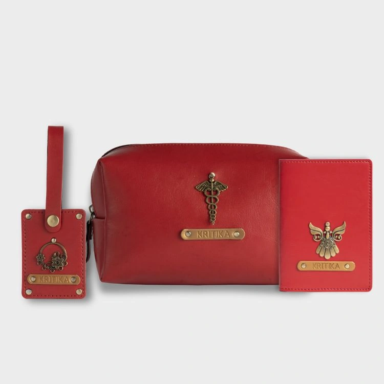 Personalized Passport Cover, Travel Pouch and Luggage Tag